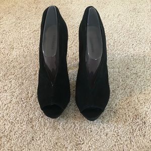 Express Open Toe Booties